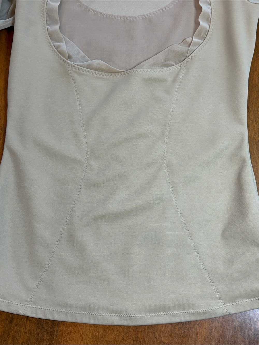 Flexees Neutral Beige Lightweight Shapewear, Med - Picture 5 of 8